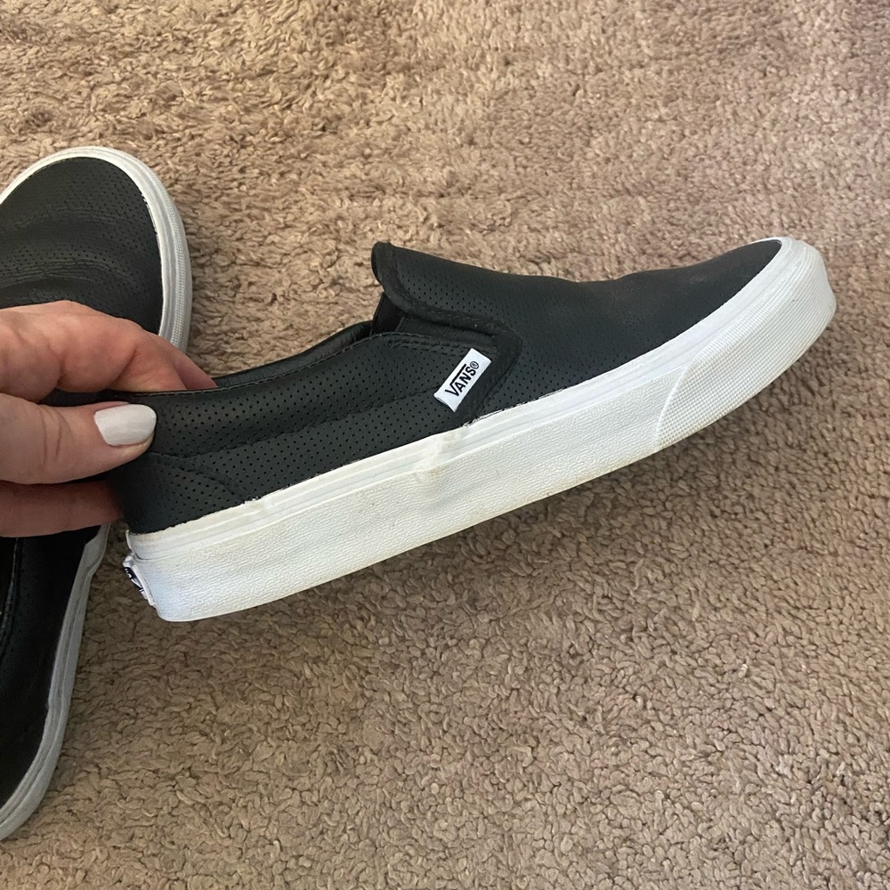 Vans Black Slip-On Shoes